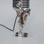 Retro Microphone Robot