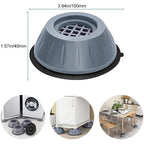 Anti-Vibration Washing Machine Support (4 Pieces)