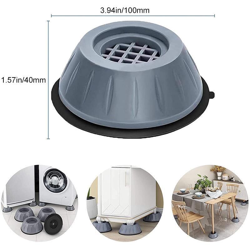 Anti-Vibration Washing Machine Support (4 Pieces)