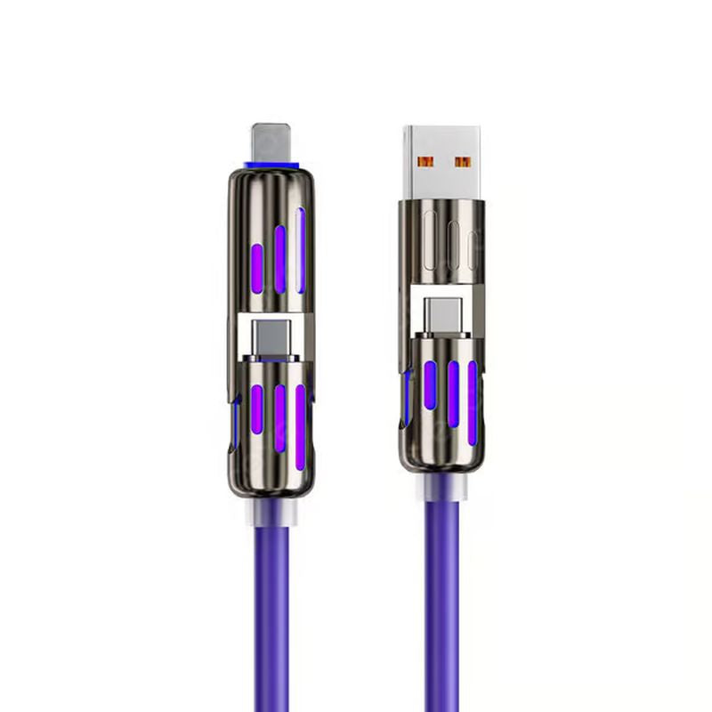 4 in 1 USB Charging Cable MAX 240W Fast Charging