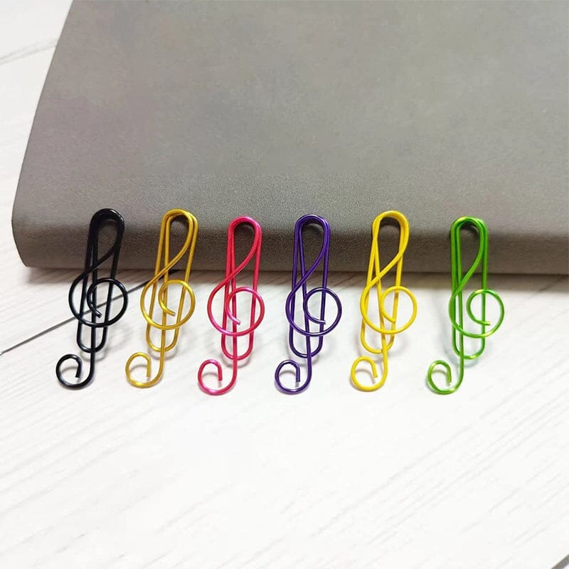 Music Multicolored Metal Paper Clips