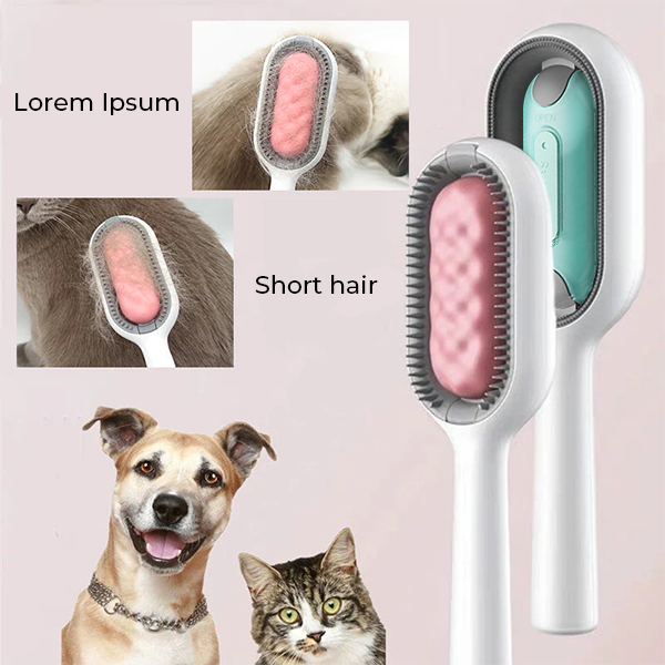 Hair removal comb with water tank