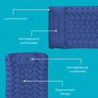 AirLite Self-Inflating Sleeping Mat – Lightweight, Compact & 10 cm Thick Comfort