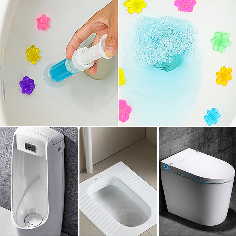 Toilet cleaning gel