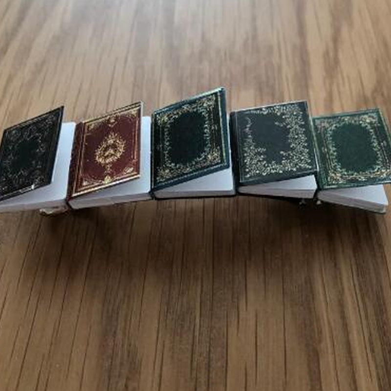 Miniature Book Hairpin Barrette