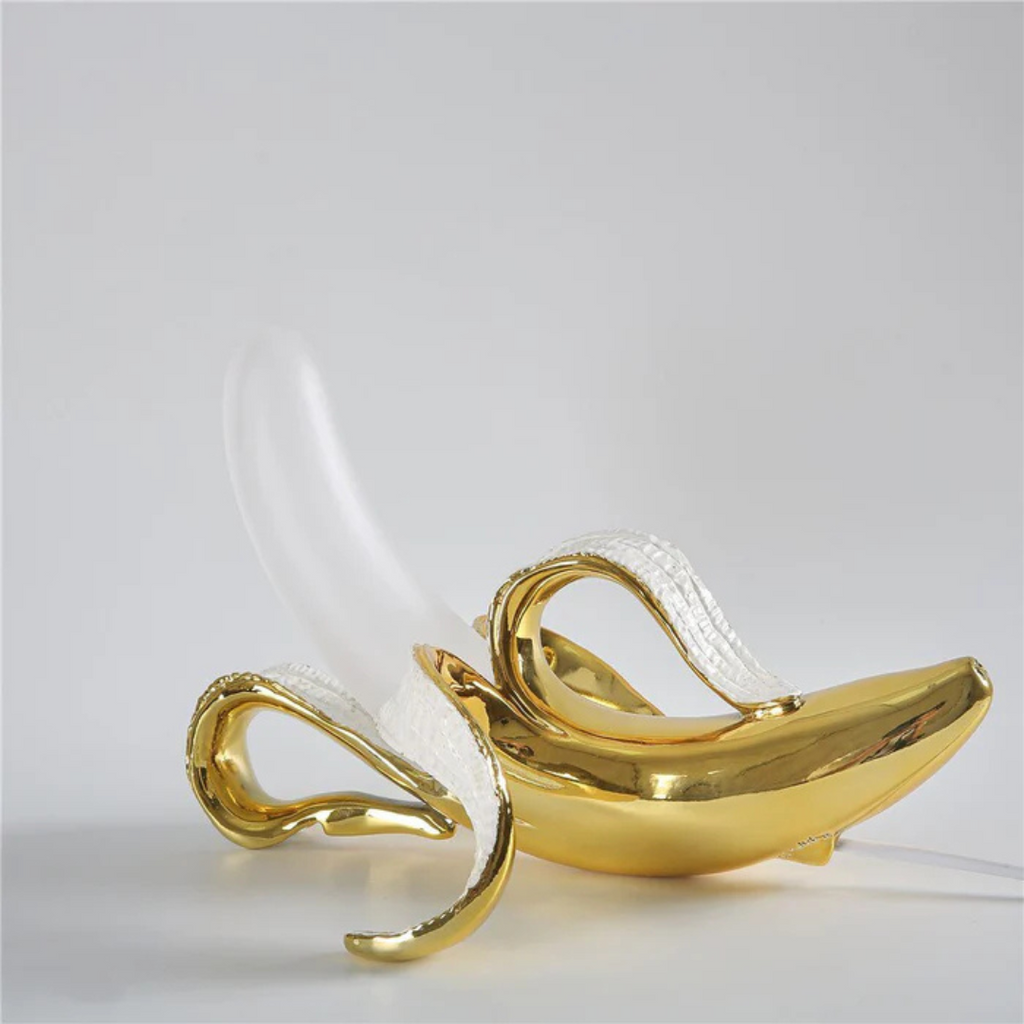 Golden Banana LED Table Lamp