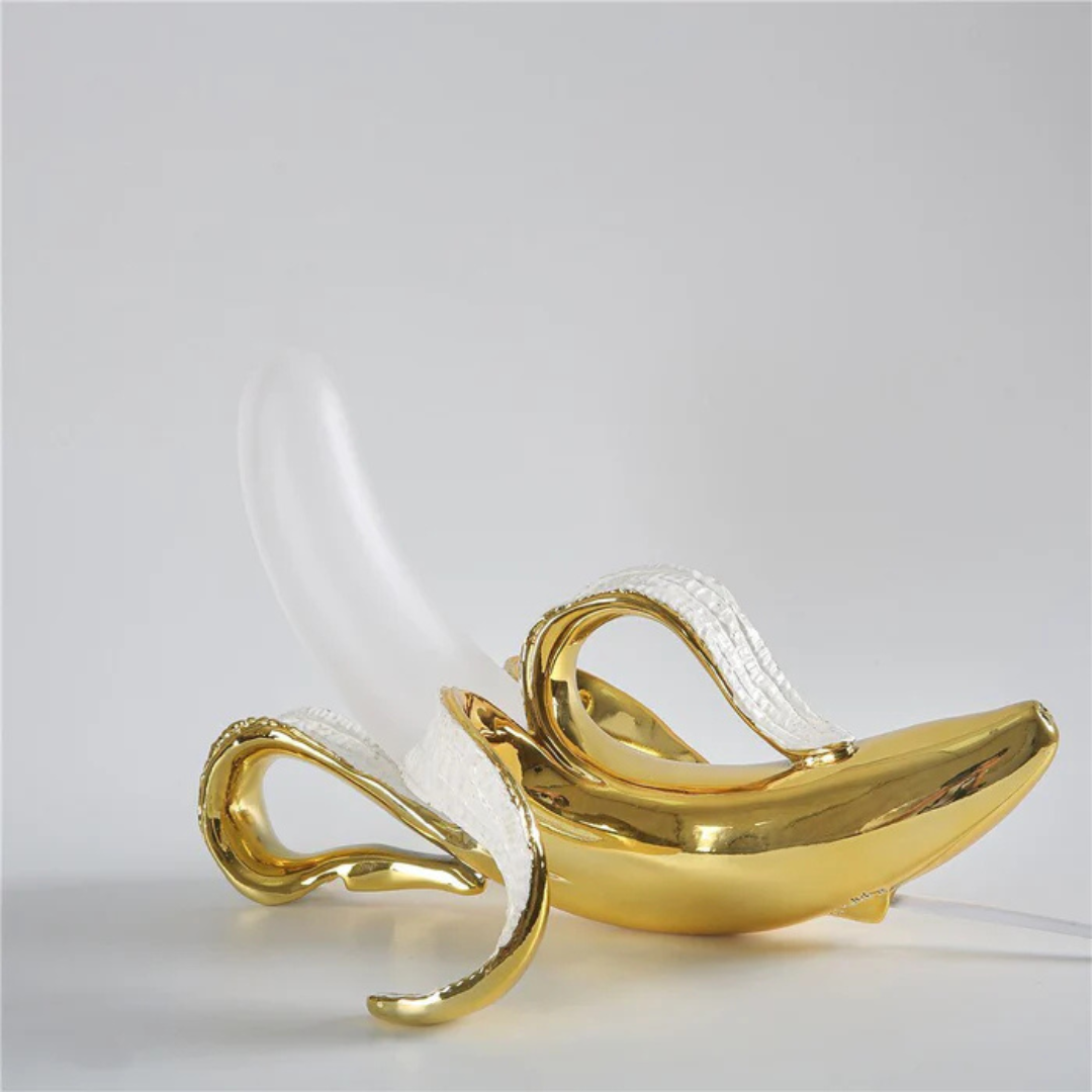 Golden Banana LED Table Lamp