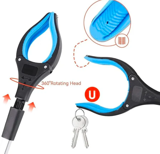 Newly Upgraded Foldable Grabber With 360° Swivel Clip