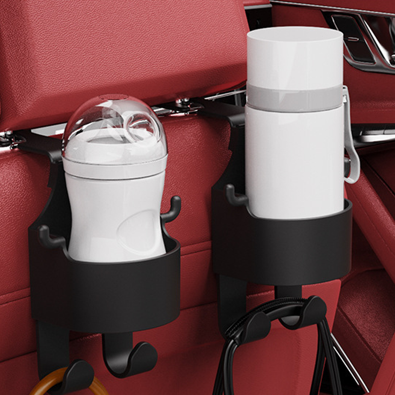 Multifunctional hook for the car seat backrest