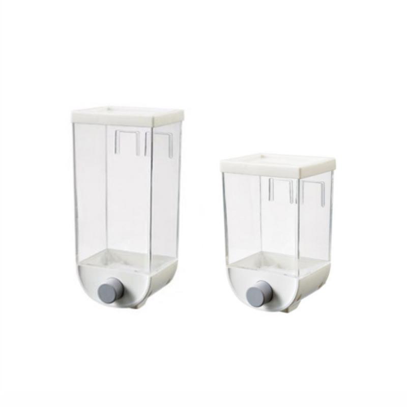 Wall-mounted kitchen storage for cereals