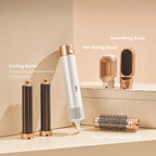 5-in-1 Hair Styler | Auto Curler, Blow Dryer & Flat Brush for All Hair Types at Home
