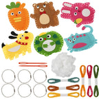 Safe Felt Animal Set for DIY Sewing