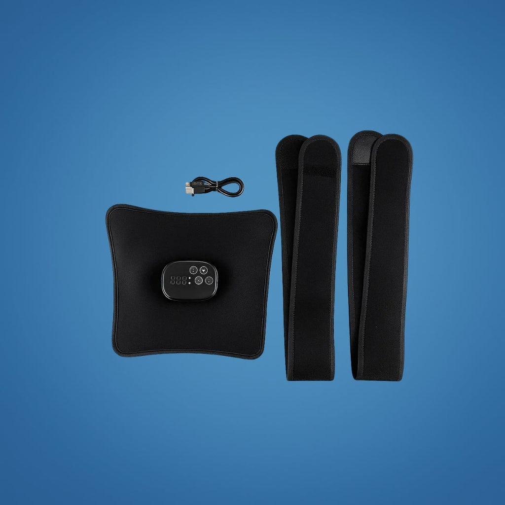 Red Light Therapy & Vibration – Rechargeable Heated Wrap – Eases Back Pain, Stiffness & Muscle Aches