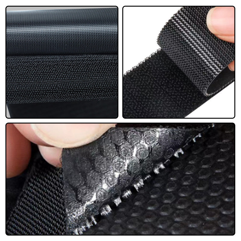 Invisible mounting stickers for floor mats