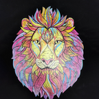 Wooden Lion Puzzle