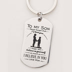 Mother's Day Engraving Metal Keychain with Box