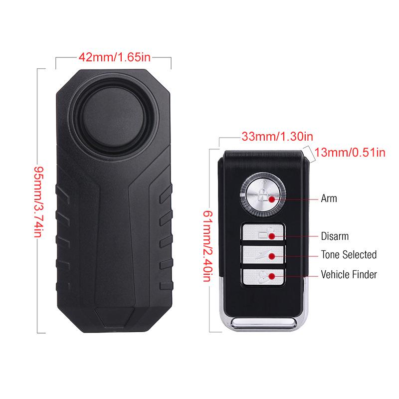 Wireless Theft Alarm System for Bicycles