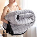 Reversible Fleece Blanket for Warmth and Comfort