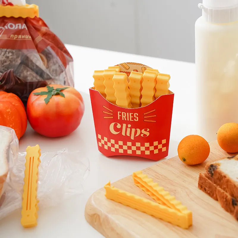 Funny Magnetic French Fry Food Clips