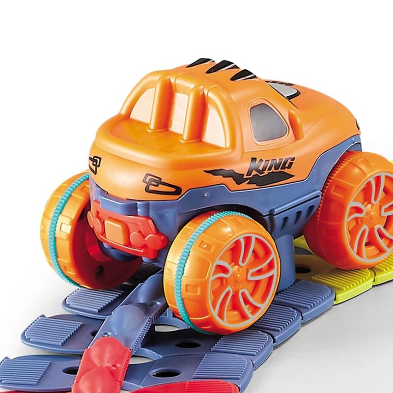 High-speed electric car with lights