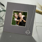 Love Bow Non-biological Sister Necklace Best Friend Necklace