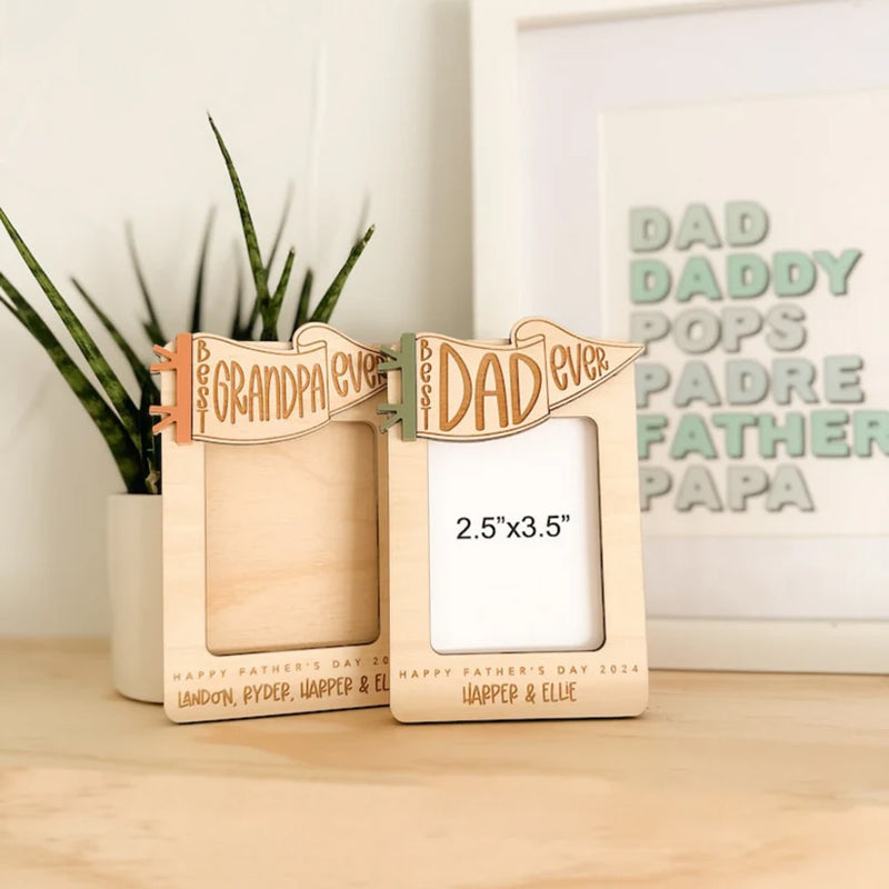 Father's Day Gift Refrigerator Photo Frame