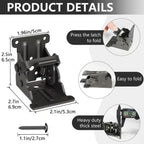 Table support self-locking hinge