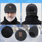 Winter baseball cap with ear protectors