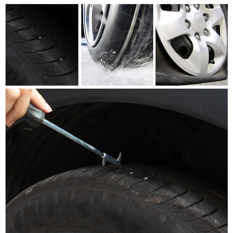 Tire cleaning hook