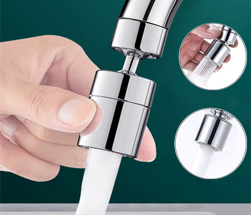 SprayMaster 360° Adjustable Faucet Attachment with Dual Spray Modes