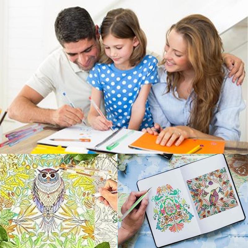 Gel pens for adult coloring books