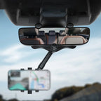 Multifunctional Rotatable Car Rearview Mirror Phone Holder