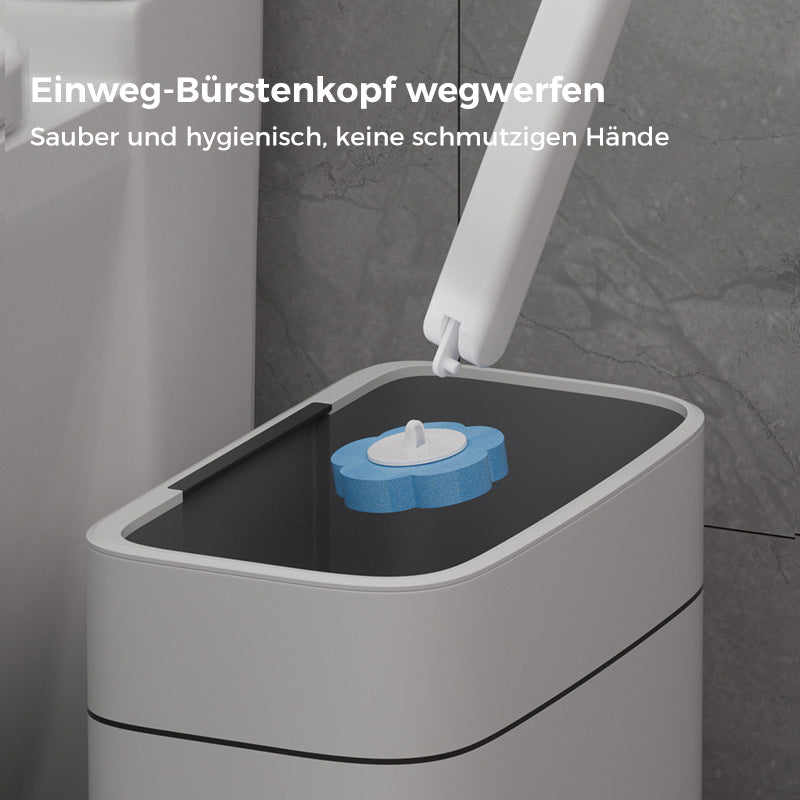 Disposable toilet brush