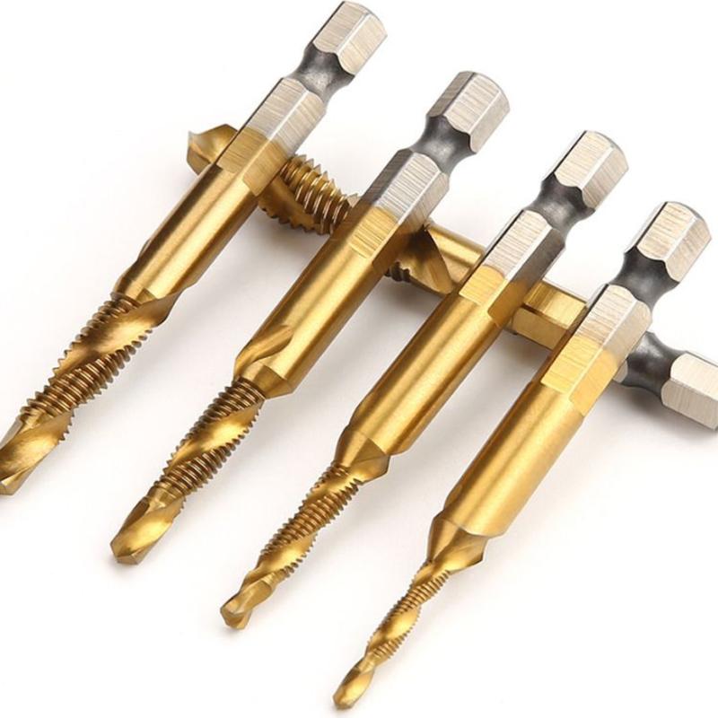 Steel titanium-coated twist drill (99 pieces)