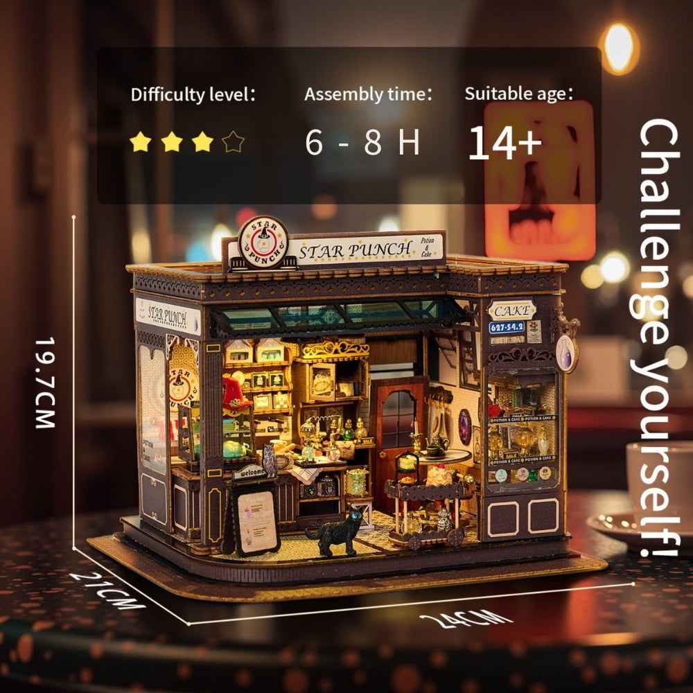 Magic Coffee Shop DIY Miniature Kit