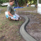 Synthetic concrete filler