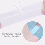 Invisible breathable protective heel pads, 1 roll, 5M