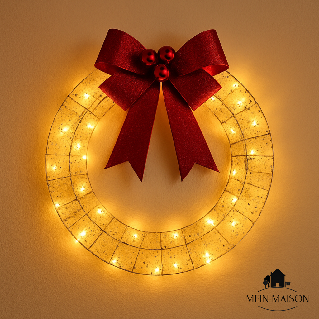GlowBow – The glowing Christmas wreath garland for festive elegance