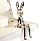 Shiny Ceramic Rabbit Figurine