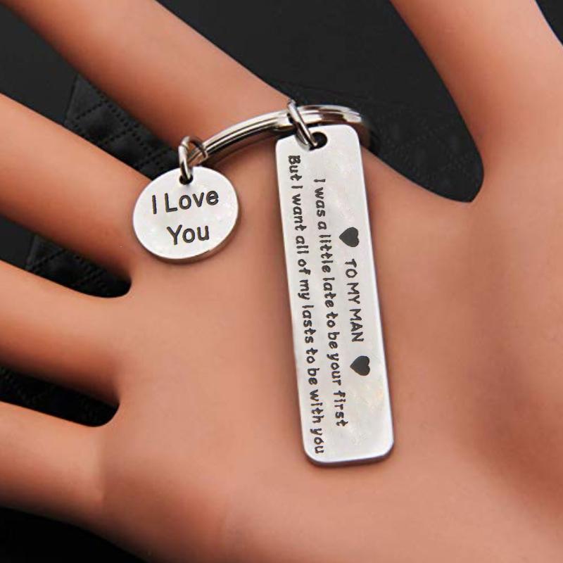 "For my husband I love you" keychain