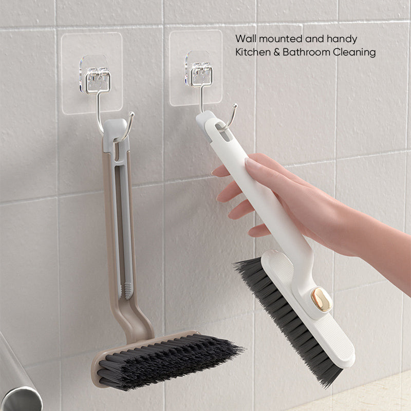 Multifunctional rotating split cleaning brush