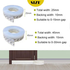 Silicone Weather Stripping Door Seal with Adhesive Backing