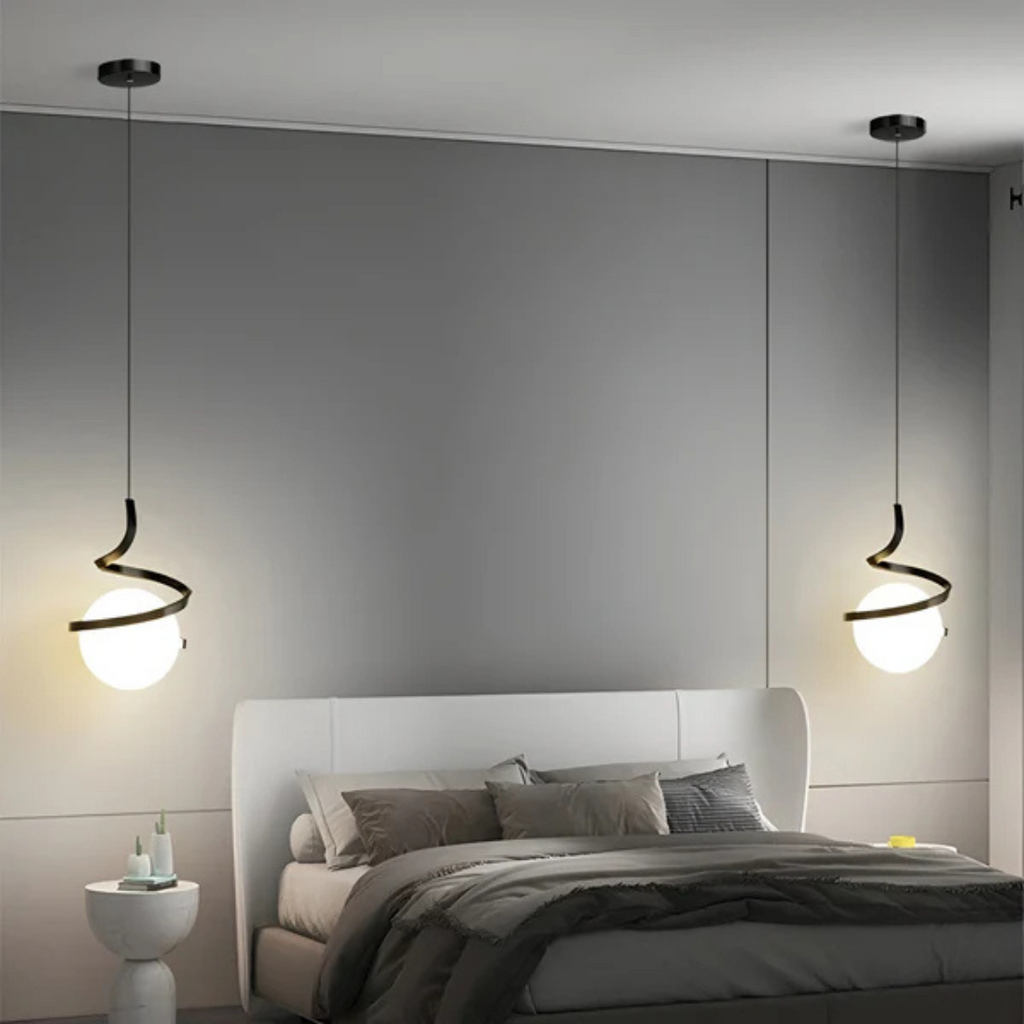 Scandinavian LED Pendant Light for Living Room, Bedroom, or Dining Area