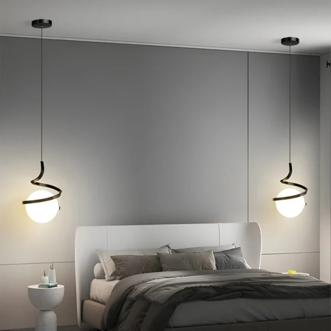 Scandinavian LED Pendant Light for Living Room, Bedroom, or Dining Area