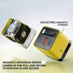 3 in 1 GaN Charger, Scalable 80W MAX fast charger module with Type-C cable and 2 USB ports