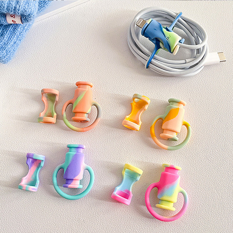 2 in 1 silicone data cable protection
