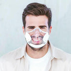 Transparent and reusable face shield