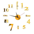 Modern DIY Screwless Wall Clock