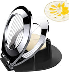 Stainless Steel Egg Slicer – 3-in-1 Cutting Options for Effortless Preparation!