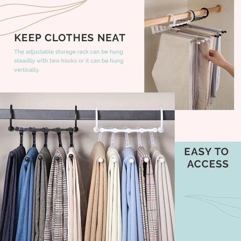 Multifunctional pants rack